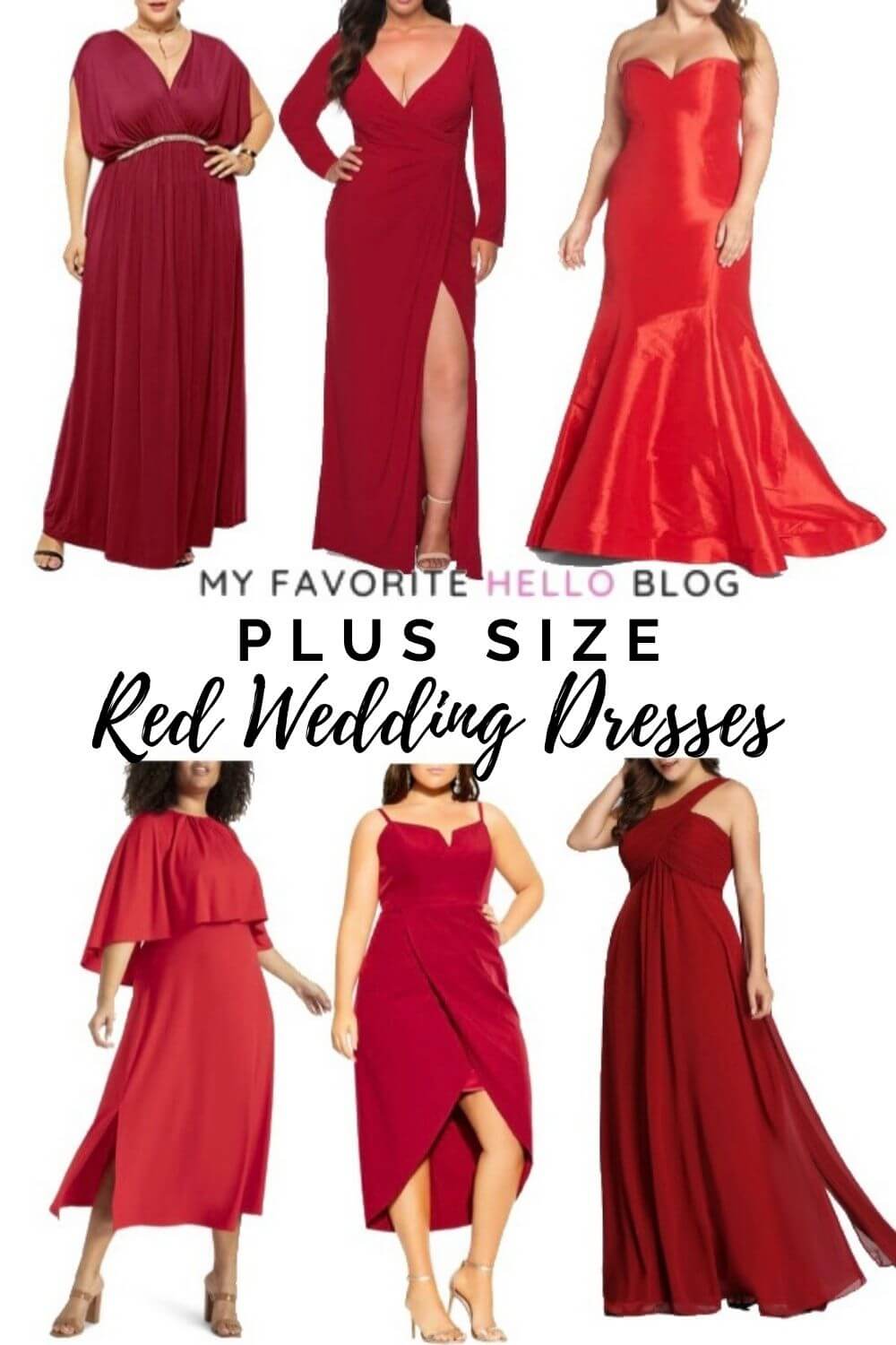 Where To Find Red Wedding Dresses Plus Size For Every Budget