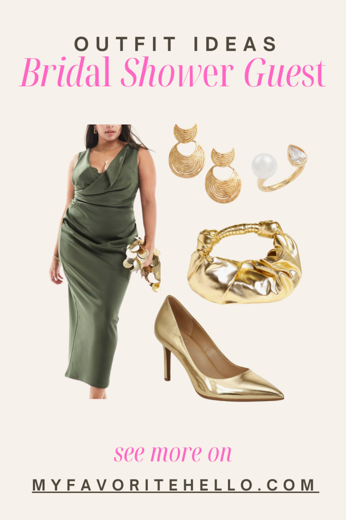 Plus Size Bridal Shower Guest Outfits