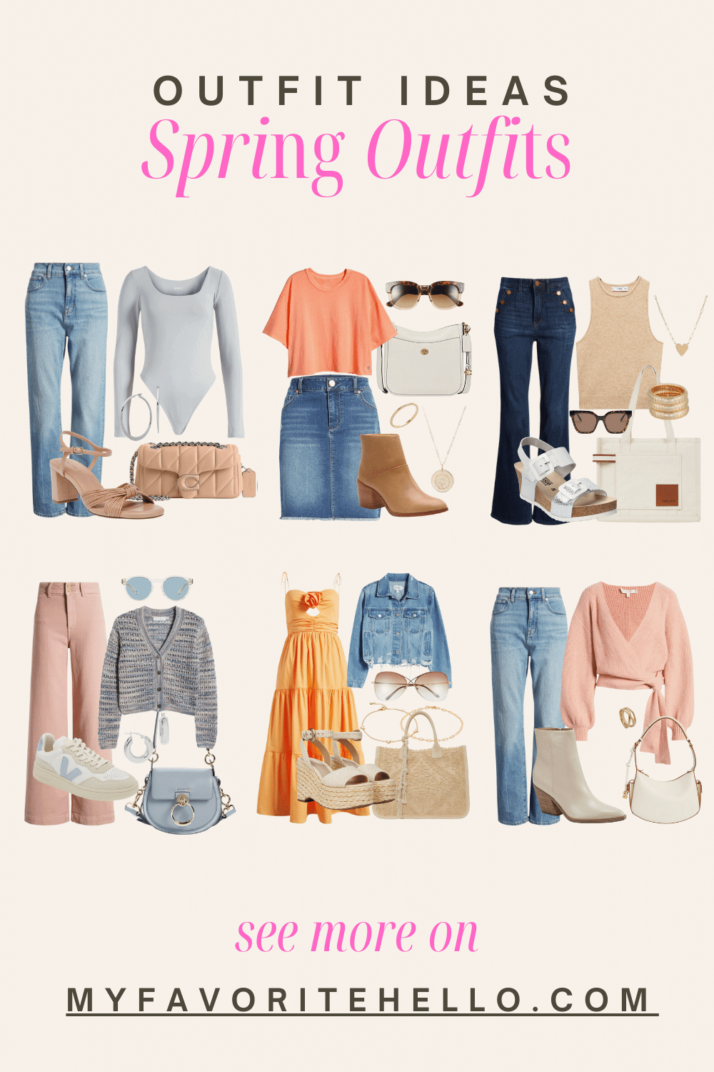 Spring Outfits for 7 Occasions