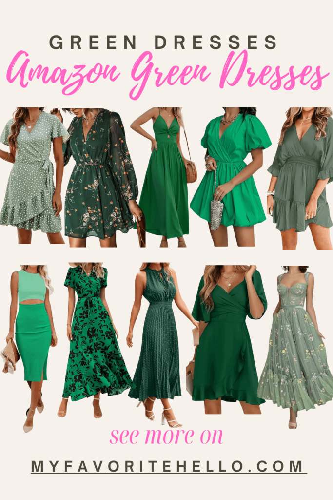 Amazon Green Dresses