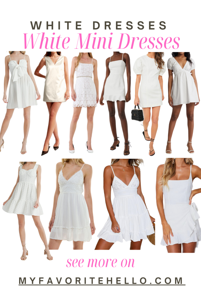 White Mini Dresses